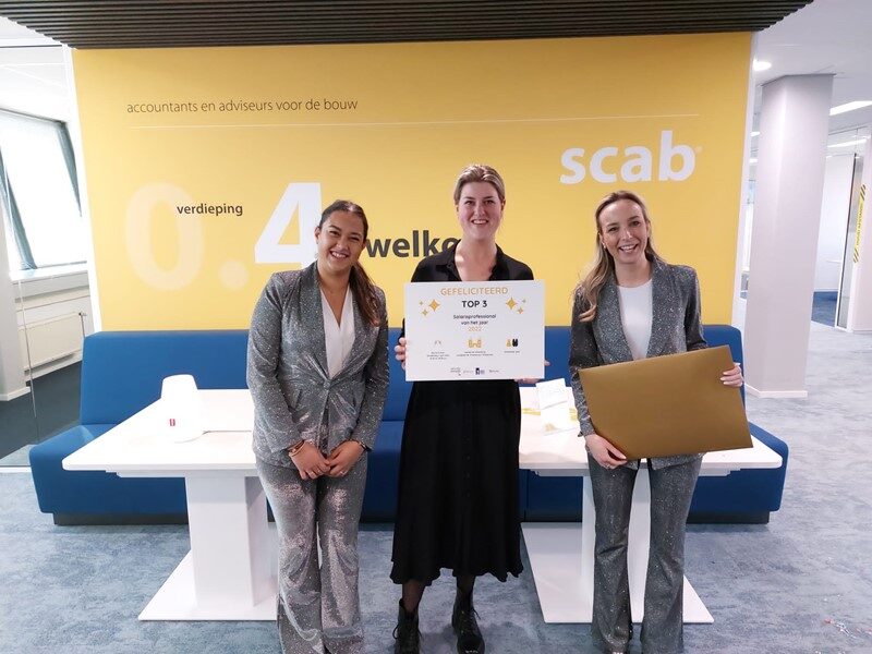Scab-collega Anouk Vesters in top 3 Salarisprofessional van het jaar Scab-collega Anouk Vesters in top 3 Salarisprofessional van het jaar